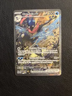 Pokemon TCG Greninja ex SVP 132 2024 Shrouded Fable Black Star Promo Card - NM - Image 1