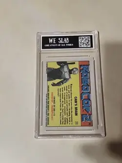 RoboCop 1990 Topps #77 Cain's Brain Graded Mint 9 Sci-Fi Movie Theme Card HOF - Image 3