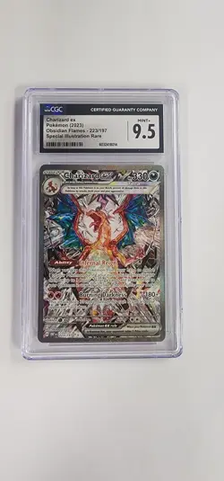 CGC 9.5 Pokemon Card: Charizard ex 223/197 - Image 1