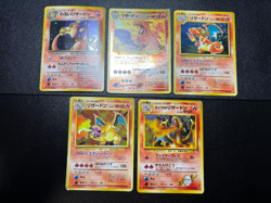 (MP) 5set Charizard Base set & CD Promo & Dark Japanese Pokemon Card - Image 1