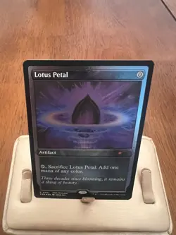 Lotus Petal Magic The Gathering 30th Anniversary Play Foil Etched Promo Card - Image 2
