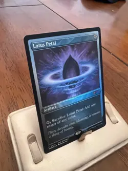 Lotus Petal Magic The Gathering 30th Anniversary Play Foil Etched Promo Card - Image 4
