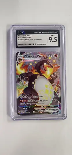 CGC 9.5 Pokemon Card: Charizard Vmax SV107/SV122 - Image 1