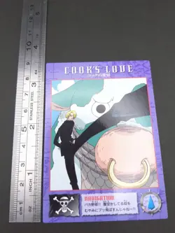 Sanji Mohmoo #35 One Piece Carddass Masters Card 2000 Bandai Japanese TCG CCG B1 - Image 4