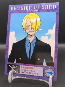Sanji #33 One Piece Carddass Masters Card 2000 Bandai Japanese TCG CCG JUMP B1 - Image 1