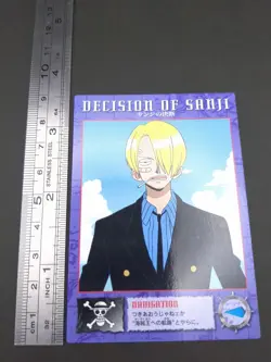Sanji #33 One Piece Carddass Masters Card 2000 Bandai Japanese TCG CCG JUMP B1 - Image 4