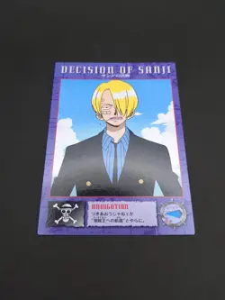 Sanji #33 One Piece Carddass Masters Card 2000 Bandai Japanese TCG CCG JUMP B1 - Image 5