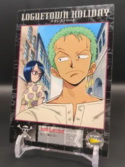 Roronoa Zoro Tashigi #31 One Piece Carddass Masters Card 2000 Bandai Japanese B1 - Image 1