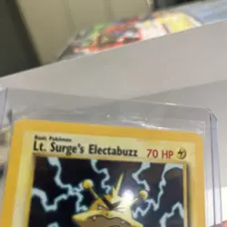 Lt. Surge's Electabuzz Gym Heroes 6/132 Holo Ultra Rare Pokemon TCG Card LP - Image 5