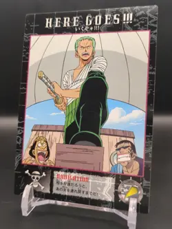 Roronoa Zoro Usopp #30 One Piece Carddass Masters Card 2000 Bandai Japanese B1 - Image 3