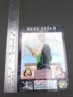 Roronoa Zoro Usopp #30 One Piece Carddass Masters Card 2000 Bandai Japanese B1 - Image 4