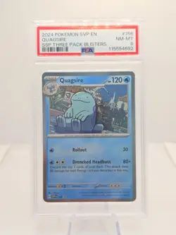 Quagsire - PSA 8 Surging Sparks Blister Promo SVP 156 Cosmos Holo Pokemon Card - Image 1