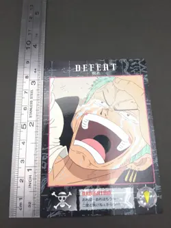 Roronoa Zoro #29 One Piece Carddass Masters Card 2000 Bandai Japanese TCG CCG B1 - Image 4