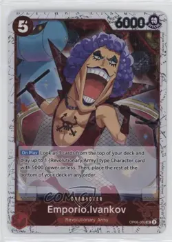 2024 One Piece Card Game: Premium PRB-01 Reprint Pirate Foil Emporio Ivankov - Image 1