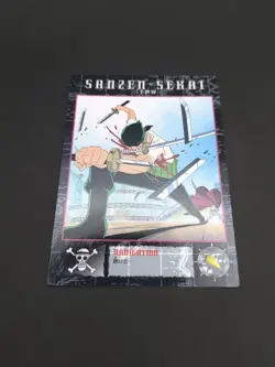 Roronoa Zoro #28 One Piece Carddass Masters Card 2000 Bandai Japanese TCG CCG B2 - Image 5