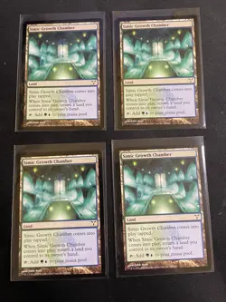 MtG X4 Simic Growth Chamber Dissension Magic the Gathering (Land) - Image 1