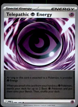 Telepathic Psychic Energy 088/088 Rare Perfect Order Pokemon Reverse Holo NM - Image 1