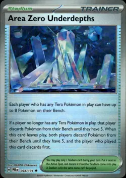 Area Zero Underdepths (Poke Ball Pattern) 094/131 SV: Prismatic Evolutions NM - Image 1