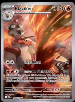 Blaziken 192/182 Illustration Rare Destined Rivals Holo NM - Image 1