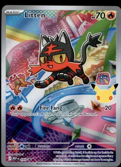 Litten 044 Holo Promo ME: Mega Evolution Promo NM - Image 1