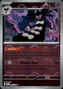 Gothitelle (Poke Ball Pattern) 043/086 Rare White Flare Pokemon NM - Image 1