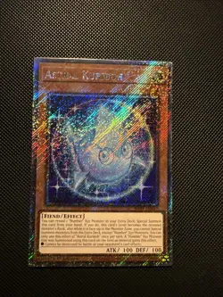 Yugioh Astral Kuriboh RA04-EN040 Platinum Secret Rare 1st Ed NM - Image 1