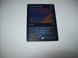 MTG Foil Etched Fierce Guardianship NM Commander Masters Free Ship & Tracked - Image 1