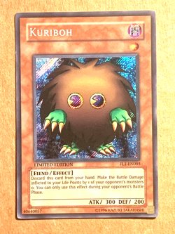 yugioh KURIBOH FL1-EN003 Secret Limited Edition Played - Image 1