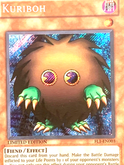 yugioh KURIBOH FL1-EN003 Secret Limited Edition Played - Image 2