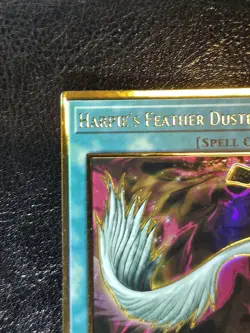 YUGIOH HARPIES FEATHER DUSTER MAGO-EN042 GOLD 1ST ED NM - Image 3