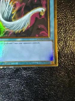 YUGIOH HARPIES FEATHER DUSTER MAGO-EN042 GOLD 1ST ED NM - Image 5