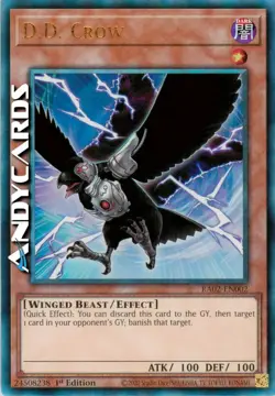 D.D. CROW • (Corvo D.D.) • Ultimate Prismatica • RA02 EN002 • 1Ed • Yugioh! - Image 1