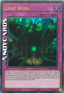 LOST WIND • (Vento Perso) • Ultra R • DUDE EN049 • 1Ed • Yugioh! • ANDYCARDS - Image 1