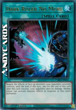 DARK RULER NO MORE (Non Piu Sovrano Oscuro) Ultra R • CH02 EN035 • 1Ed • Yugioh! - Image 1