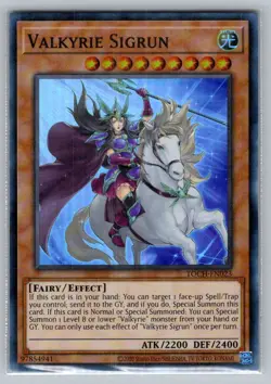Valkyrie Sigrun TOCH-EN023 Super Rare Toon Chaos Yu-Gi-Oh Near Mint - Image 1
