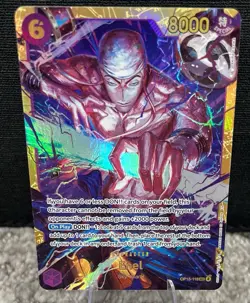 Enel OP15-118 Foil Borderless NM One Piece TCG Secret Rare Card - Image 1