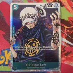 One Piece CCG Trafalgar Law ST02-009 Starter Deck Pre Errata English Card - Image 1
