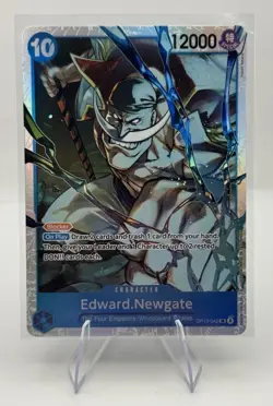 One Piece CCG Edward Newgate Op13-042 NM/M Holo Foil SP - Image 1