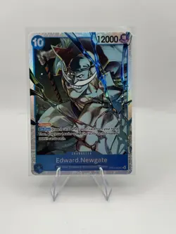 One Piece CCG Edward Newgate Op13-042 NM/M Holo Foil SP - Image 3