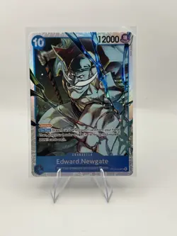One Piece CCG Edward Newgate Op13-042 NM/M Holo Foil SP - Image 4