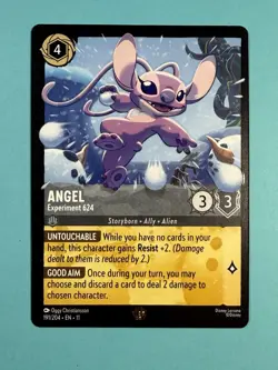 Angel - Experiment 624 191/204 Legendary Non-Foil Winterspell NM Disney Lorcana - Image 1