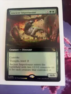 Foil Ancient Imperiosaur (Extended Art) - 368 - NM - March of the Machine - Image 1