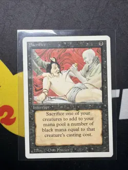 Sacrifice - MTG Revised Edition - NM - Image 1