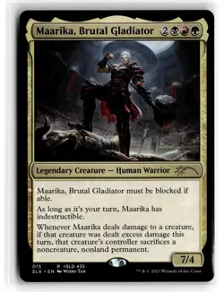 MAGIC TG: SLX Cards #15 Maarika, Brutal Gladiator- Rare.VO4 - Image 1