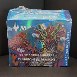 Sealed Commanders Legends Battle for Baldur's Gate Collector Booster Display Box - Image 1