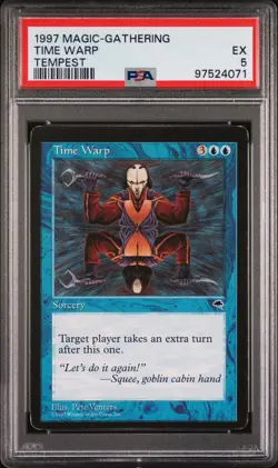 1997 MAGIC THE GATHERING TEMPEST TIME WARP PSA 5 - Image 1