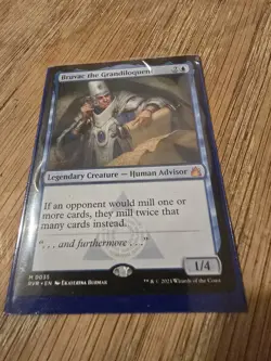 Bruvac the Grandiloquent Collectors Card " Master The Gathering " - Image 1