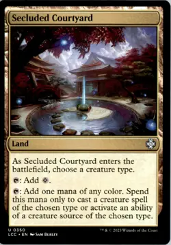 Secluded Courtyard The Lost Caverns of Ixalan Magic: The Gathering NM - Image 1