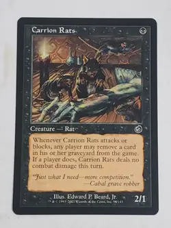 MTG Carrion Rats (Torment/Black/C) - BGM - Image 1