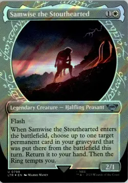 Samwise the Stouthearted (Showcase) (Surge Foil) The Lord of the RingsLTR NM - Image 1